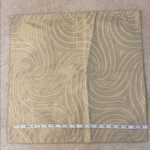 Pair of Jim Thompson 18x18 inch silk pillow covers